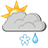 Сильный дождь со снегом, 2°C Сильный дождь со снегом, 2°C